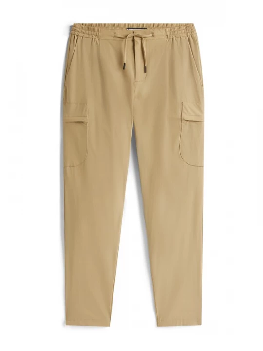 Obrázek produktu TOMMY HILFIGER Kalhoty velbloudí / námořnická modř / červená / bílá