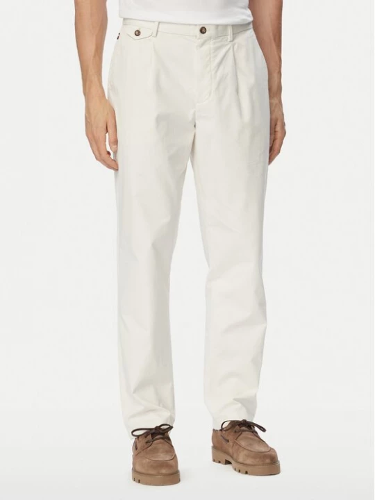 Obrázek produktu Tommy Hilfiger Kalhoty z materiálu Harlem MW0MW43158 Světle béžová Straight Fit