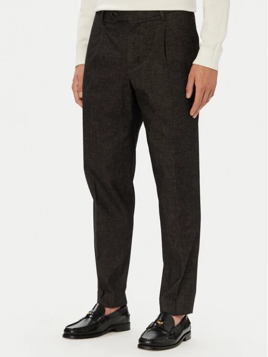 Obrázek produktu Tommy Hilfiger Kalhoty z materiálu MW0MW45058 Černá Tapered Fit