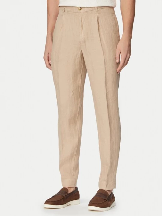 Obrázek produktu Tommy Hilfiger Kalhoty z materiálu Smart Casual MW0MW42708 Tmavě béžová Regular Fit