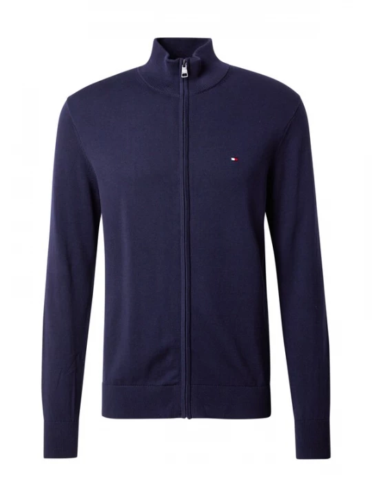 Obrázek produktu TOMMY HILFIGER Kardigan 'Flag Embroidery Zip-thru' námořnická modř