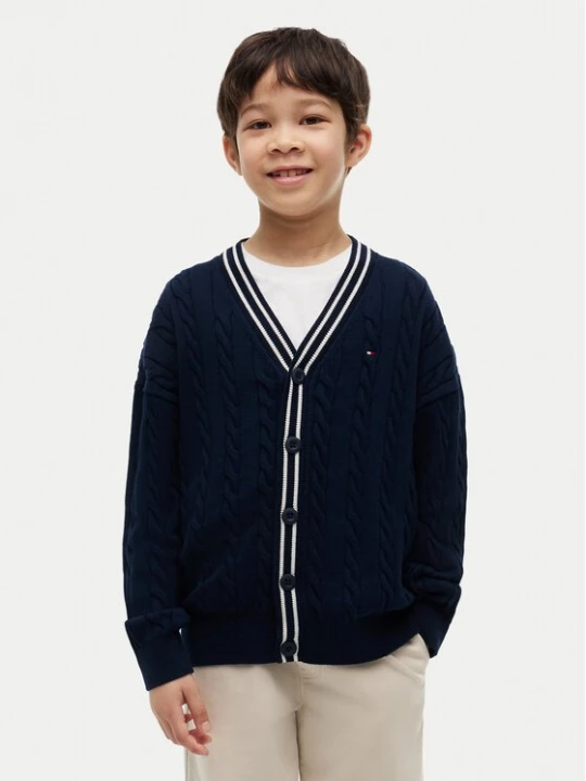 Obrázek produktu Tommy Hilfiger Kardigan KB0KB10491 Tmavomodrá Regular Fit