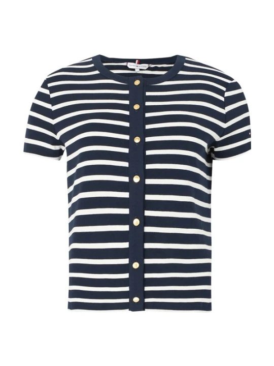Obrázek produktu TOMMY HILFIGER Kardigan námořnická modř / bílá
