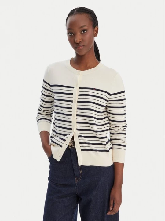 Obrázek produktu Tommy Hilfiger Kardigan WW0WW42370 Béžová Regular Fit