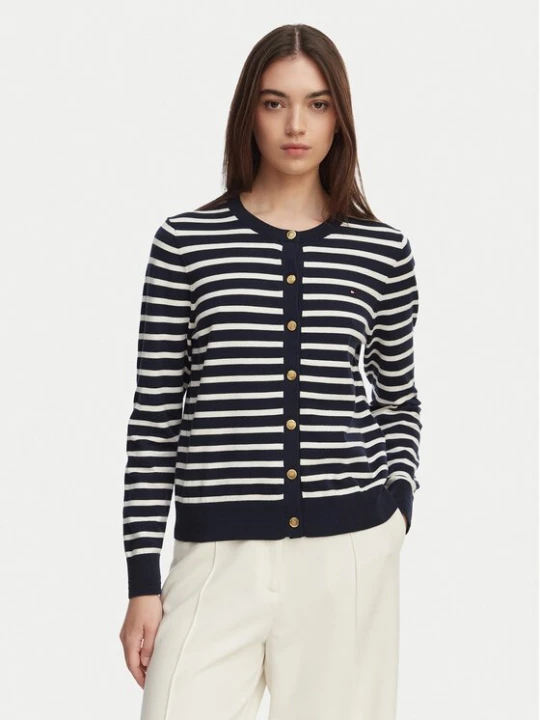 Obrázek produktu Tommy Hilfiger Kardigan WW0WW42370 Tmavomodrá Regular Fit