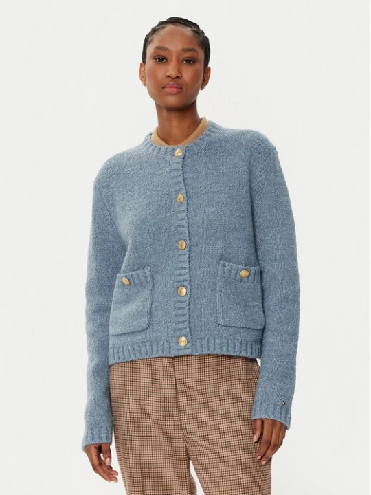 Obrázek produktu Tommy Hilfiger Kardigan WW0WW44473 Modrá Regular Fit