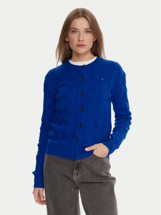 Obrázek produktu Tommy Hilfiger Kardigan WW0WW47463 Modrá Regular Fit