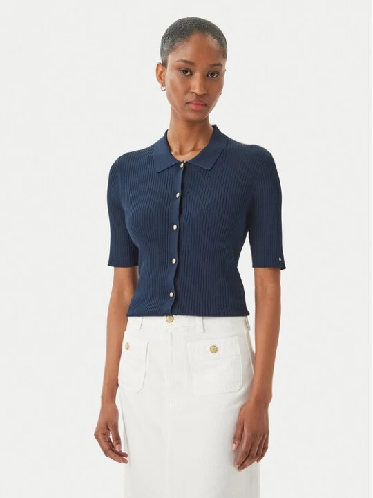 Obrázek produktu Tommy Hilfiger Kardigan WW0WW48482 Tmavomodrá Slim Fit