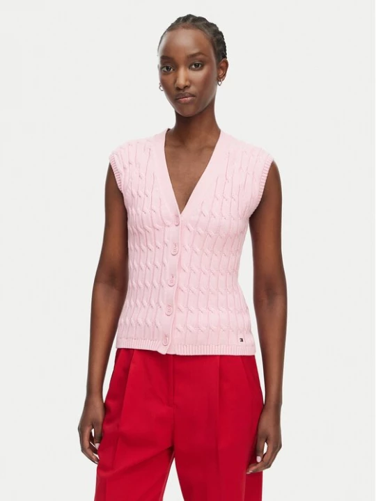 Obrázek produktu Tommy Hilfiger Vesta WW0WW50075 Světle růžová Slim Fit