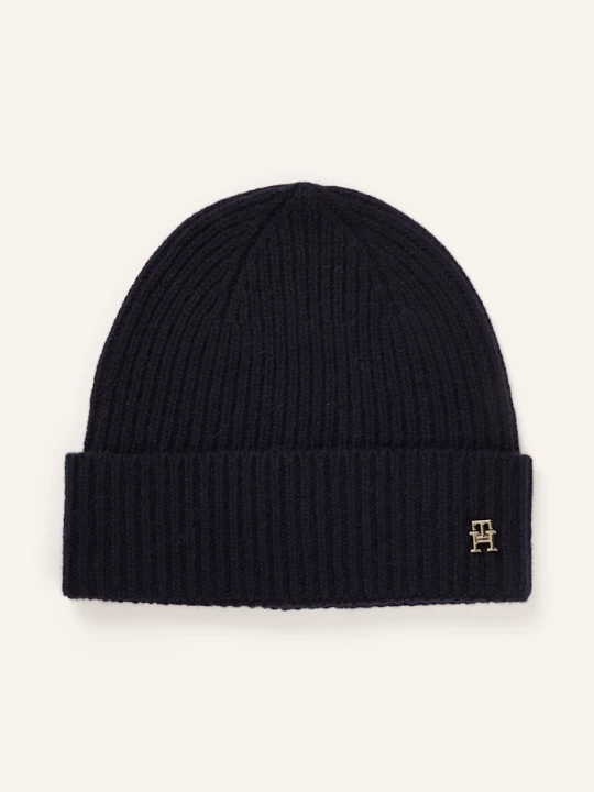 Obrázek produktu Tommy Hilfiger Kašmírová Čepice tmavě modrá