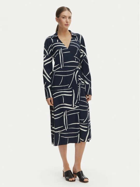 Obrázek produktu Tommy Hilfiger Každodenní šaty WW0WW48934 Tmavomodrá Relaxed Fit