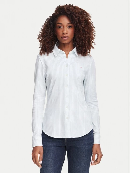 Obrázek produktu Tommy Hilfiger Košile 1985 WW0WW43528 Světle modrá Slim Fit