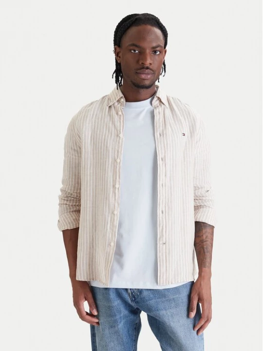 Obrázek produktu Tommy Hilfiger Košile Bengal MW0MW42400 Béžová Regular Fit
