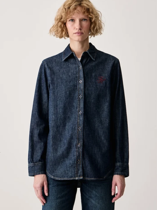 Obrázek produktu Tommy Hilfiger košile dámská džínová námořnická modř