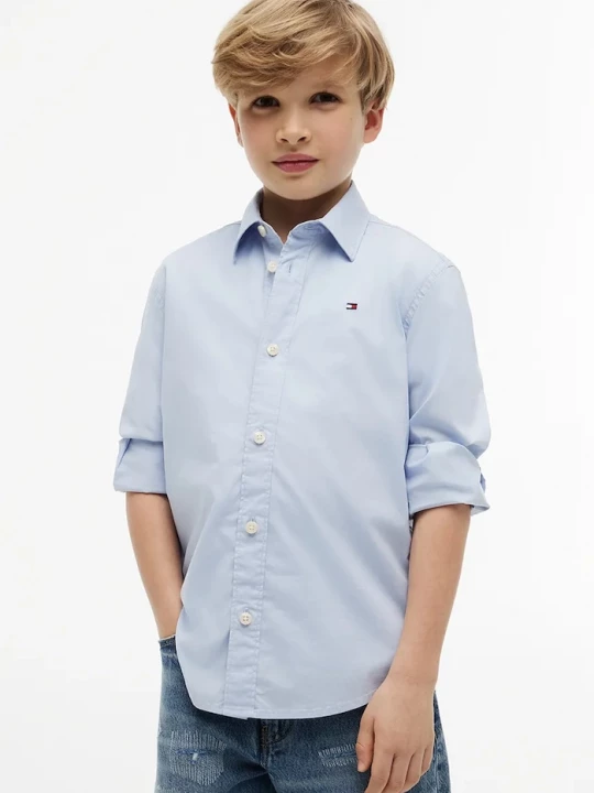 Obrázek produktu Tommy Hilfiger košile dětská s bavlnou modrá