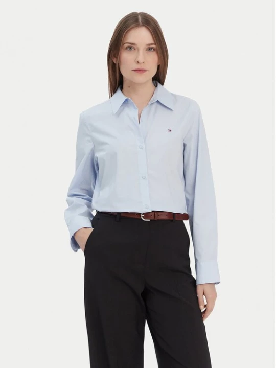 Obrázek produktu Tommy Hilfiger Košile Ess WW0WW47169 Světle modrá Regular Fit