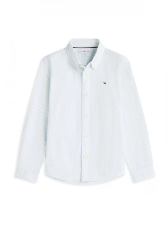 Obrázek produktu TOMMY HILFIGER Košile 'Essentials' pastelová modrá / bílá