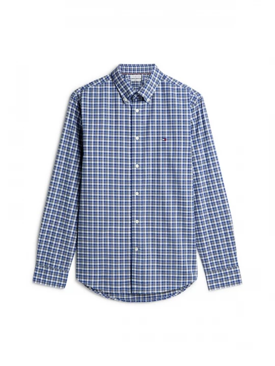 Obrázek produktu TOMMY HILFIGER Košile 'Flex' modrá / jasně červená / černá / bílá