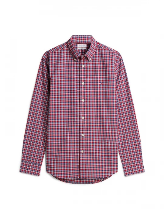 Obrázek produktu TOMMY HILFIGER Košile 'Flex' tmavě modrá / tmavě žlutá / červená / bílá