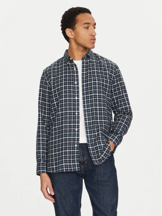 Obrázek produktu Tommy Hilfiger Košile Gingham MW0MW37573 Tmavomodrá Regular Fit