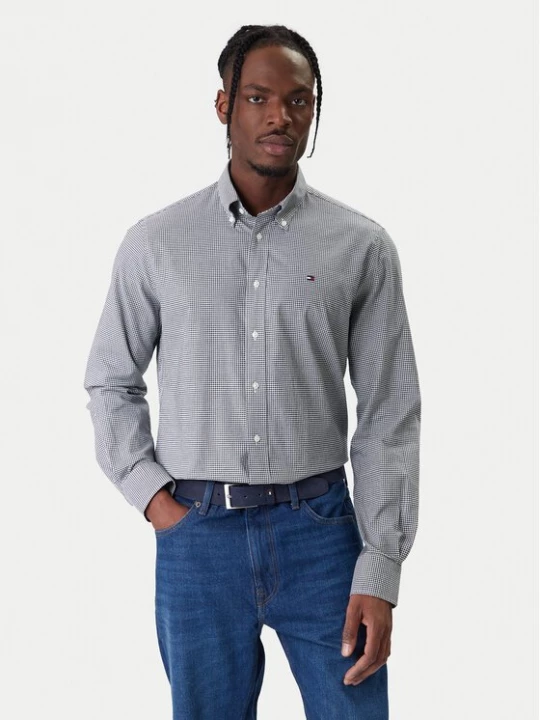 Obrázek produktu Tommy Hilfiger Košile Gingham MW0MW41699 Modrá Regular Fit