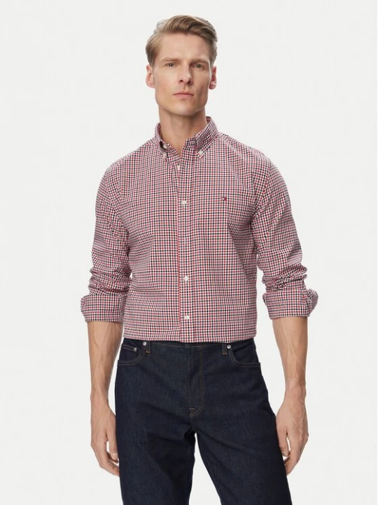 Obrázek produktu Tommy Hilfiger Košile Gingham MW0MW43319 Červená Regular Fit
