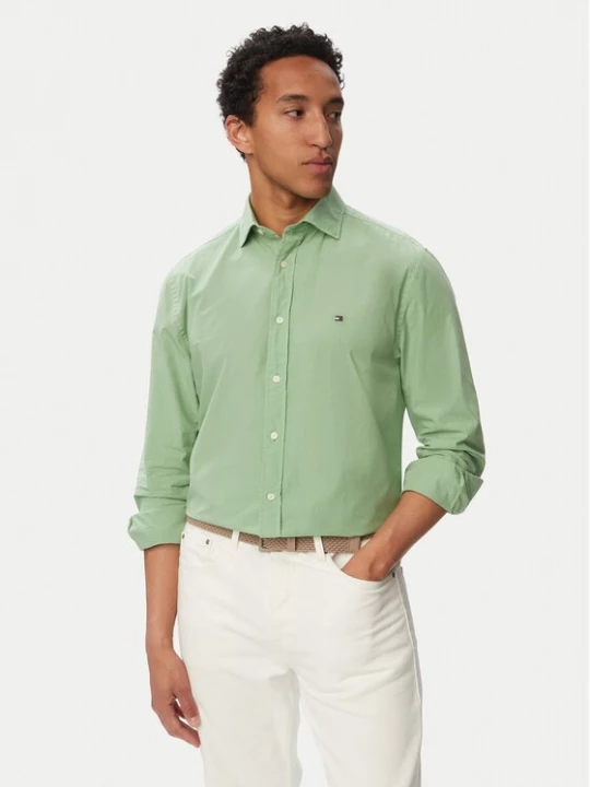 Obrázek produktu Tommy Hilfiger Košile Gmd MW0MW43298 Světle zelená Regular Fit