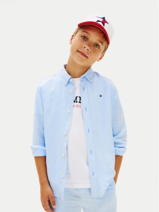 Obrázek produktu Tommy Hilfiger Košile KB0KB09550 Světle modrá Relaxed Fit