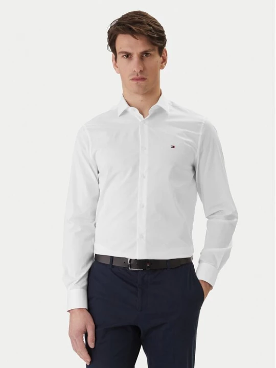Obrázek produktu Tommy Hilfiger Košile MW0MW38347 Bílá Slim Fit