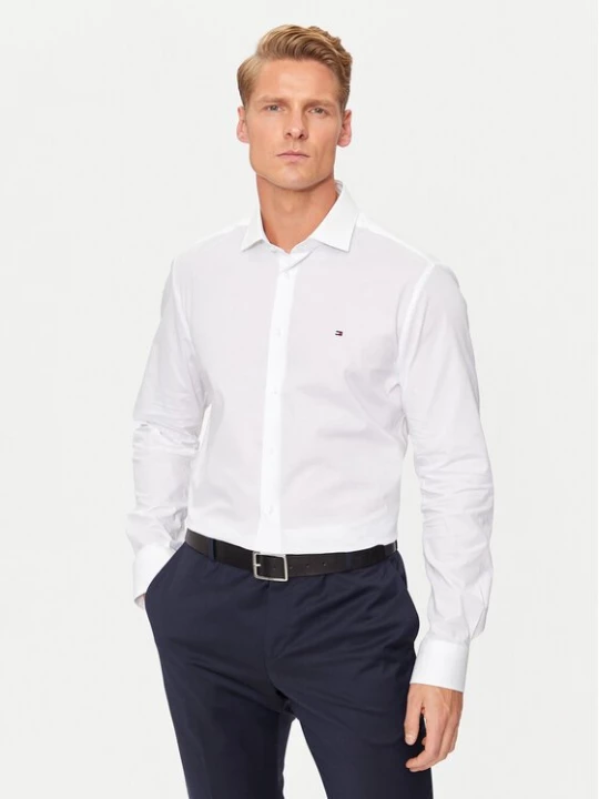 Obrázek produktu Tommy Hilfiger Košile MW0MW38347 Bílá Slim Fit