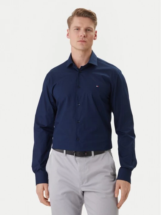 Obrázek produktu Tommy Hilfiger Košile MW0MW38347 Tmavomodrá Slim Fit