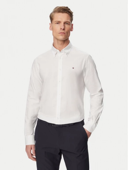 Obrázek produktu Tommy Hilfiger Košile MW0MW38658 Bílá Slim Fit