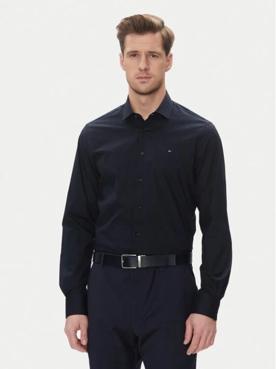 Obrázek produktu Tommy Hilfiger Košile MW0MW39279 Tmavomodrá Slim Fit