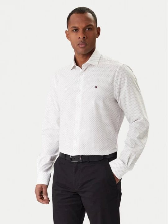 Obrázek produktu Tommy Hilfiger Košile MW0MW41660 Bílá Slim Fit