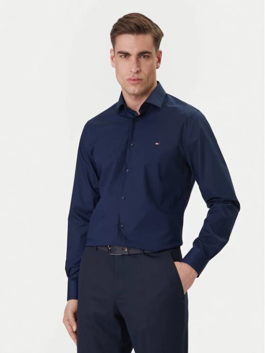 Obrázek produktu Tommy Hilfiger Košile MW0MW43122 Tmavomodrá Slim Fit