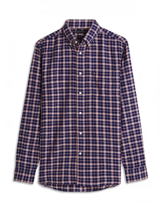 Obrázek produktu TOMMY HILFIGER Košile námořnická modř / pastelově červená / offwhite