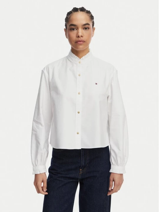 Obrázek produktu Tommy Hilfiger Košile Oxford WW0WW48914 Bílá Boxy Fit