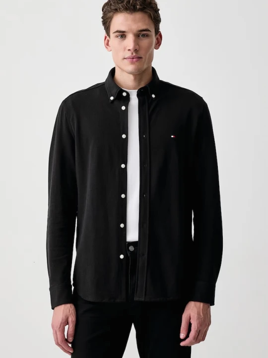 Obrázek produktu Tommy Hilfiger košile pánská bavlněná černá