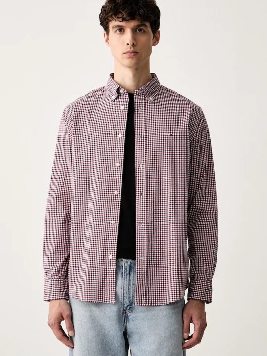 Obrázek produktu Tommy Hilfiger košile pánská bavlněná červená