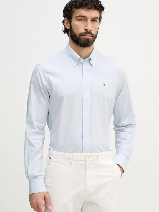 Obrázek produktu Tommy Hilfiger košile pánská bavlněná modrá