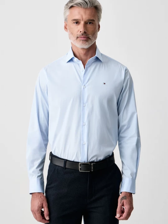 Obrázek produktu Tommy Hilfiger košile pánská s bavlnou modrá