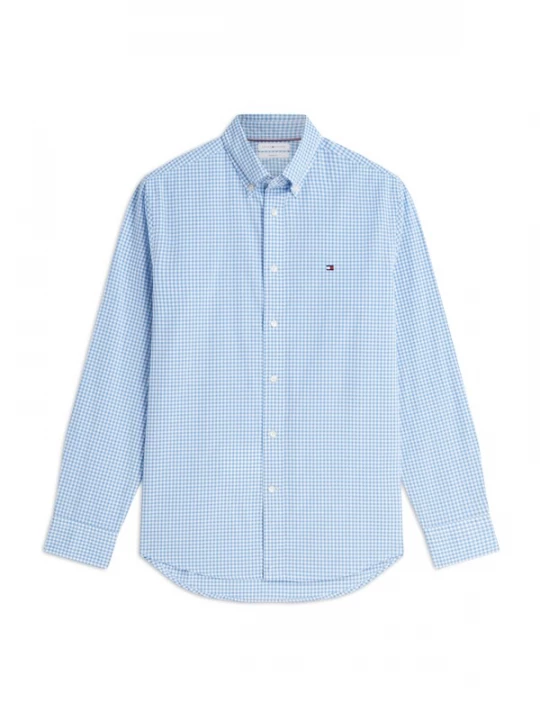 Obrázek produktu TOMMY HILFIGER Košile 'Regular Fit Flex Gingham' světlemodrá / bílá