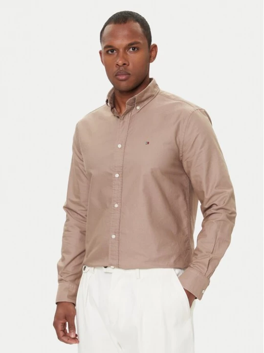Obrázek produktu Tommy Hilfiger Košile Solid Heritage MW0MW35774 Béžová Regular Fit