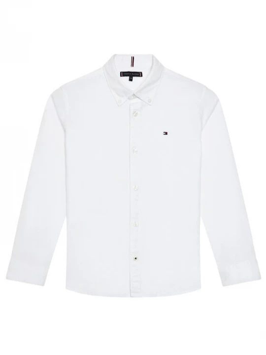 Obrázek produktu Tommy Hilfiger Košile Solid Poplin KB0KB06965 D Bílá Slim Fit