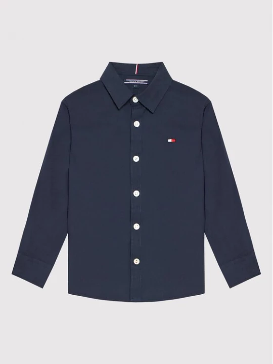 Obrázek produktu Tommy Hilfiger Košile Solid Poplin KB0KB06965 D Tmavomodrá Slim Fit