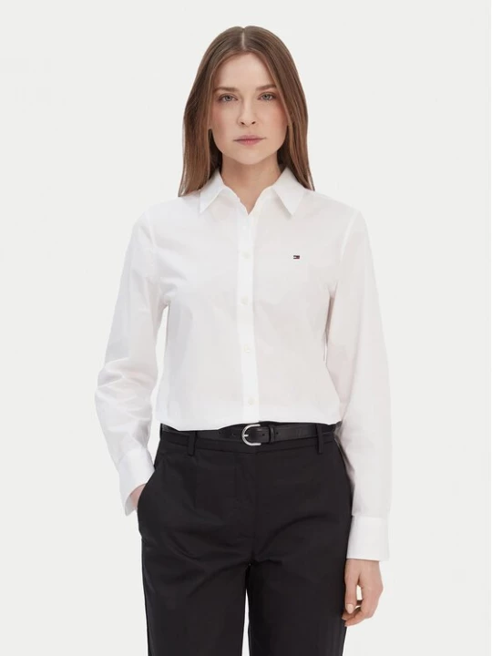 Obrázek produktu Tommy Hilfiger Košile WW0WW43577 Bílá Regular Fit