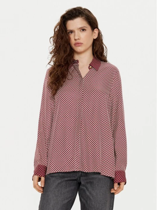 Obrázek produktu Tommy Hilfiger Košile WW0WW44036 Bordó Relaxed Fit