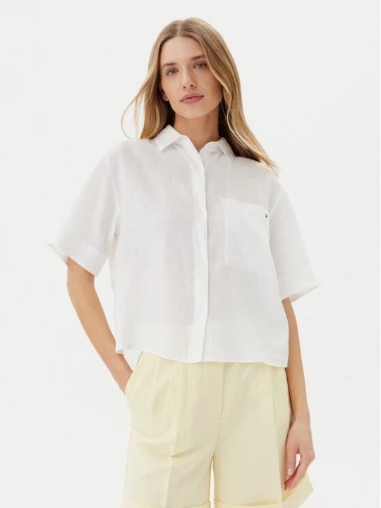 Obrázek produktu Tommy Hilfiger Košile WW0WW44720 Bílá Relaxed Fit