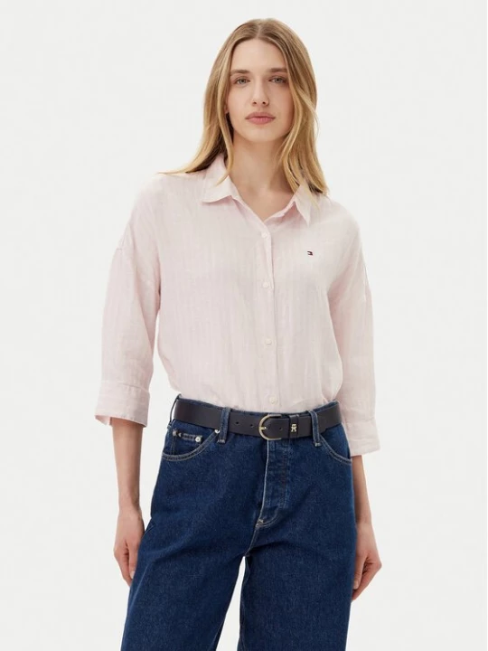 Obrázek produktu Tommy Hilfiger Košile WW0WW46169 Růžová Loose Fit