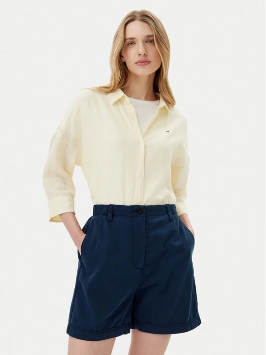 Obrázek produktu Tommy Hilfiger Košile WW0WW46169 Žlutá Loose Fit